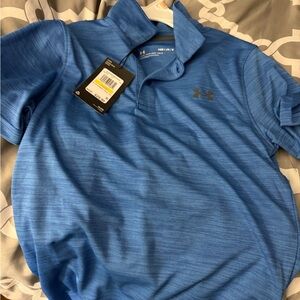 Under Armour kids Vibrant Blue Polo